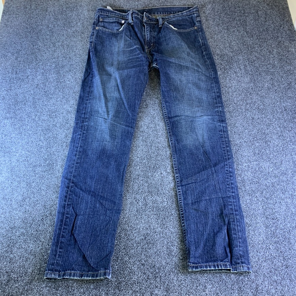 Levi's 511 Slim Fit Jeans Mens 33x29 Blue Denim Cotton Medium Wash Streetwear